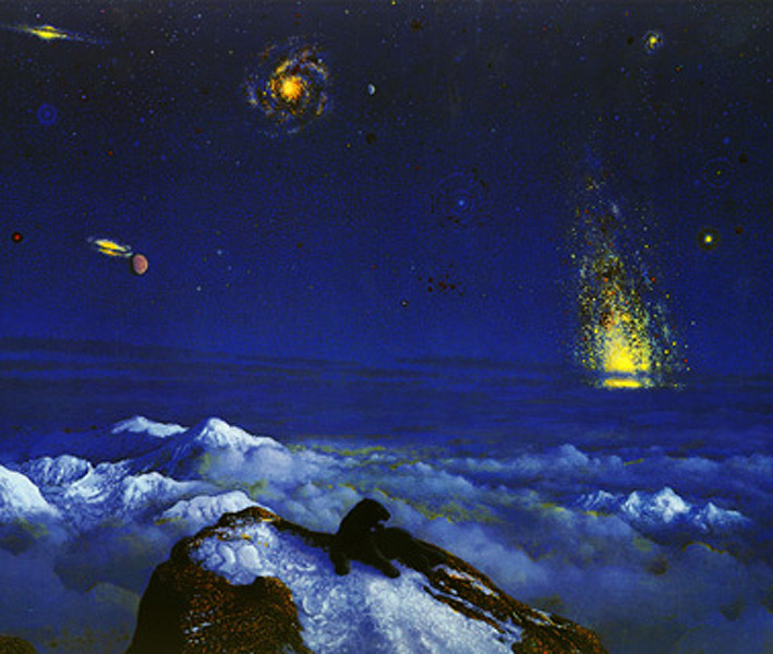 Painting - Snow Panther